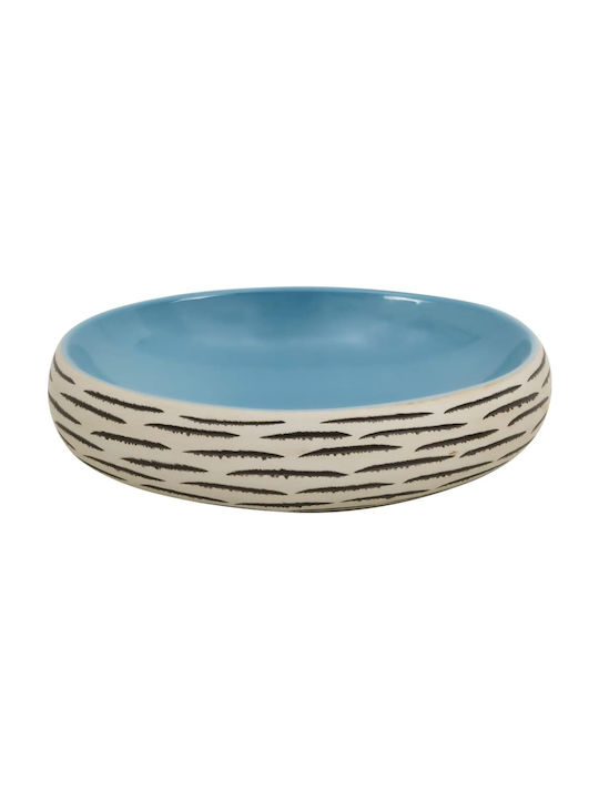 vidaXL Deasupra Blatului Chiuvetă Ceramică 59x40x15cm Colorful