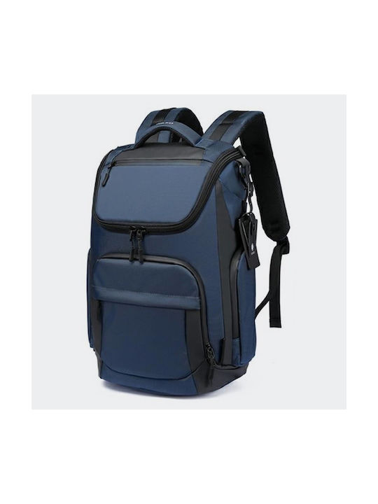 Ozuko Stoff Rucksack Wasserdicht Blau 23.5Es