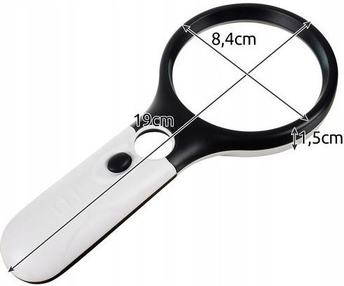 Izoxis Magnifying Lense with Light 1pcs