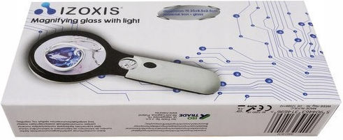 Izoxis Magnifying Lense with Light 1pcs
