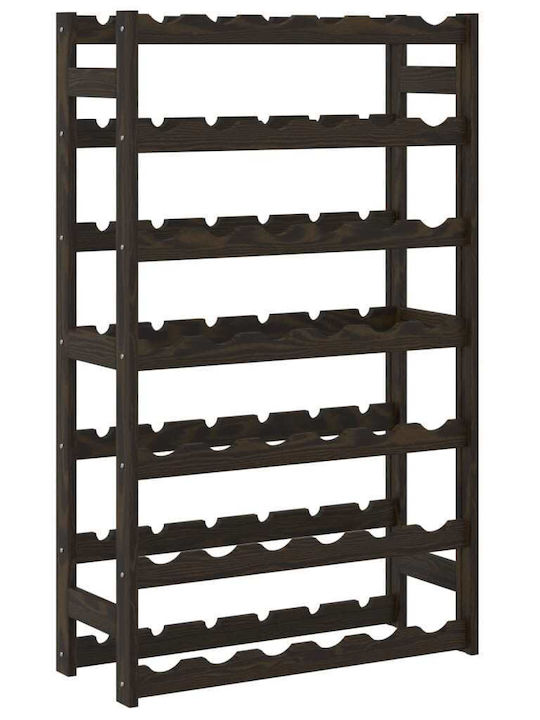 vidaXL С крака Κάβα Ποτών Дърво Черен 62.5x25x102εκ.