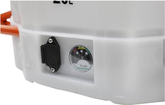 Ruris Pulverizator cu rucsac 12V cu Baterie 8Ah cu Capacitate 20lt 5.5bar