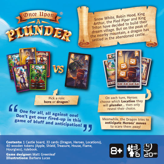 Επιτραπέζιο Παιχνίδι Once Upon A Plunder για 3-6 Παίκτες 8+ Ετών (EN) Gigamic