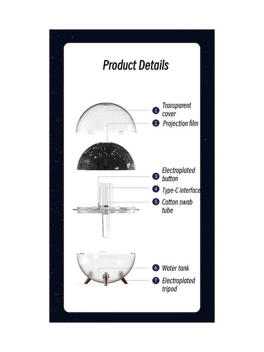 Factory Lumini LED Dispozitiv de aromaterapie Dispozitiv 260ml 33548