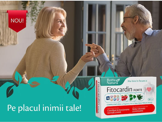 Rotta Natura Fitocardin Forte Cu Vitamina B6 30 Capsule