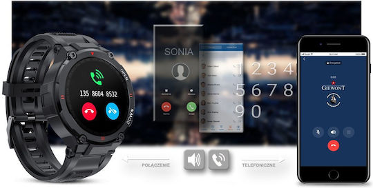 Giewont 430-1 Smartwatch (Negru)