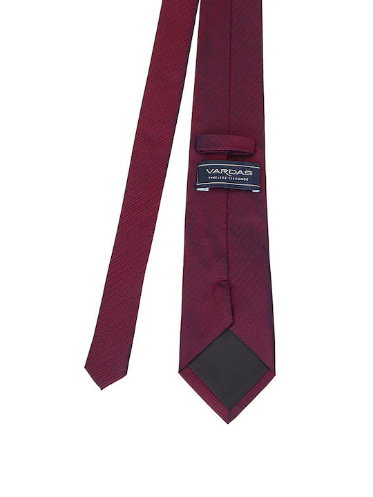 Vardas Men's Tie Silk Printed in Red Color