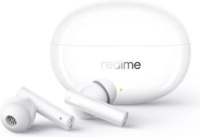 Realme Buds Air 5 Bluetooth Handsfree Căști cu Carcasă de Încărcare Arctic White