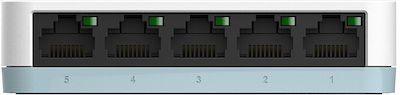 D-Link DGS-1005D Unmanaged L2 Switch with 5 Gigabit (1Gbps) Ethernet Ports