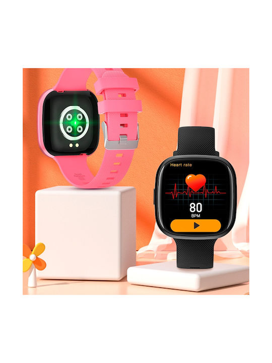 Wonlex Παιδικό Smartwatch HT18 Ροζ