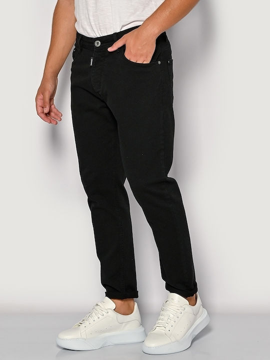 Brokers Jeans Men's Jeans Pants Elastic Slim Fit Black