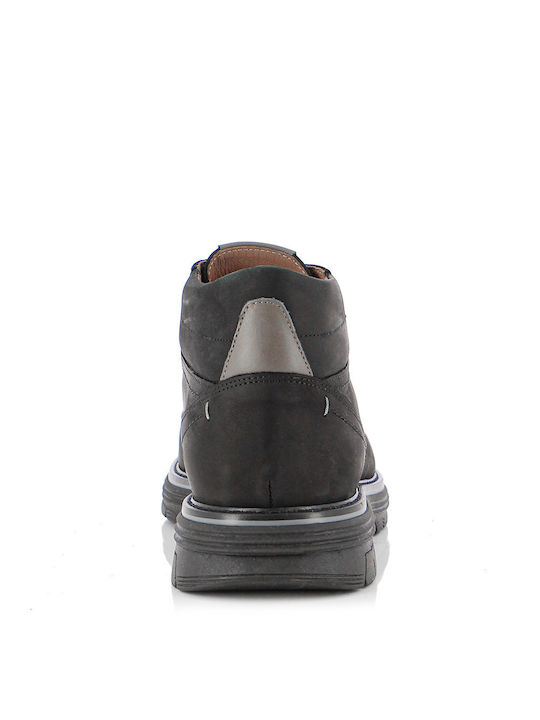 Leather Men's Boots Black