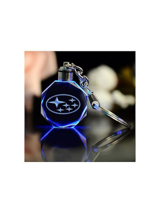Keychain Sticlă cu LED