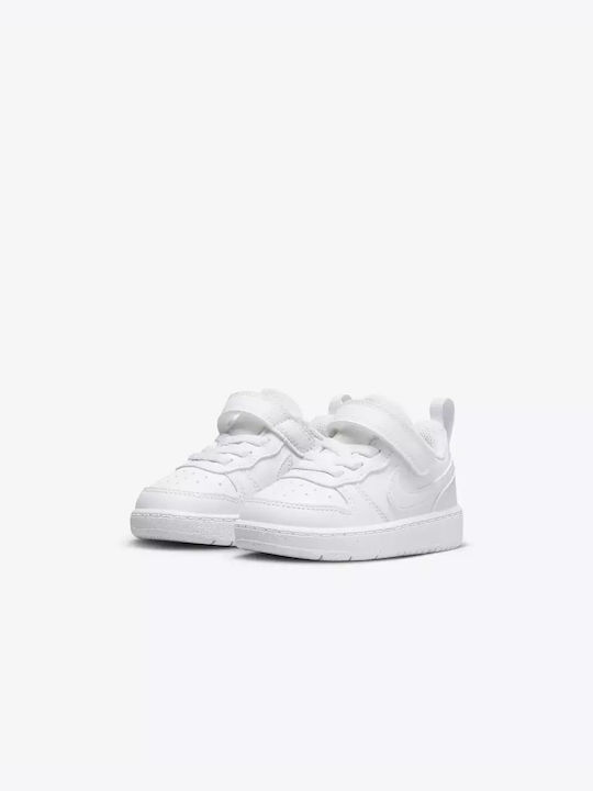 Nike Παιδικά Sneakers Court Borough Low Recraft Λευκά