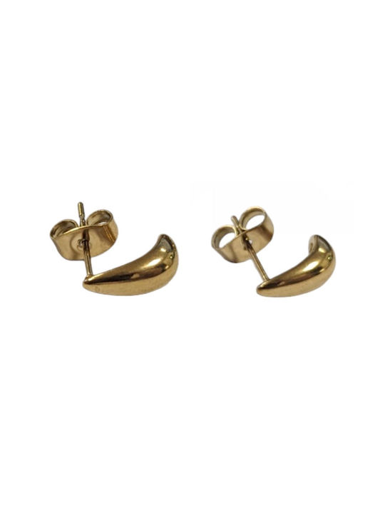 Tatu Moyo Earrings made of Steel Gold Plated