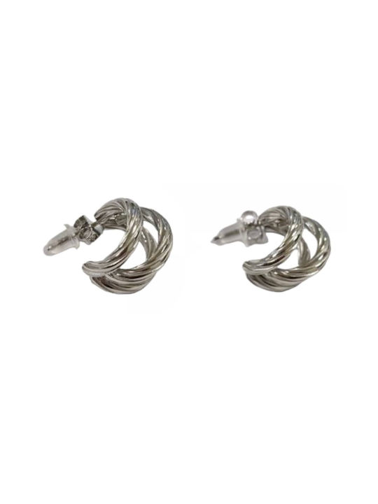 Tatu Moyo Earrings Hoops made of Steel