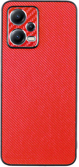 Volte-Tel Carbon Lift Back Cover Σιλικόνης Κόκκινο (Redmi Note 12 5G)