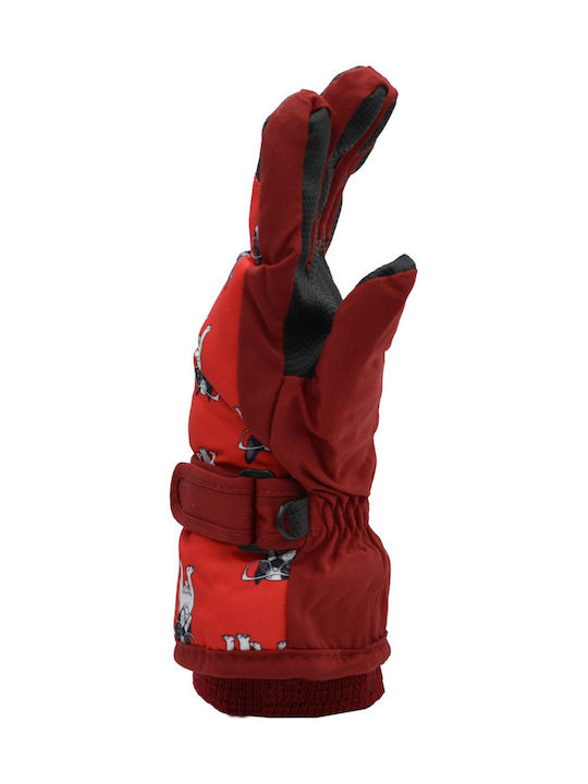 Brims and Trims Kinder Ski- & Snowboardhandschuhe Rot