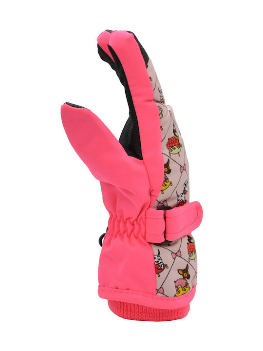 Brims and Trims Παιδικά Γάντια Σκι & Snowboard Ροζ