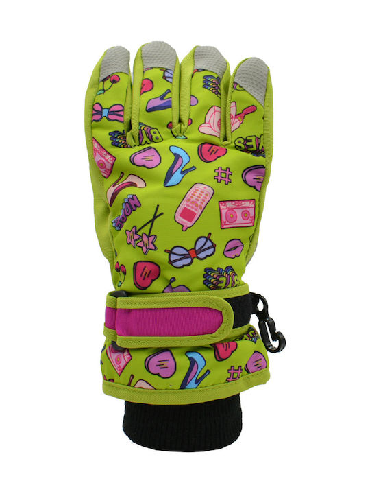 Brims and Trims Παιδικά Γάντια Σκι & Snowboard Πράσινα