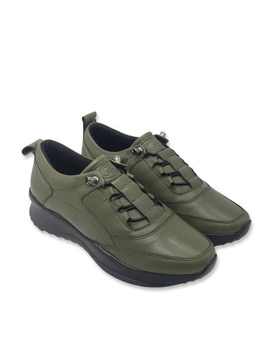 Γυναικεία Ανατομικά Sneakers Χακί