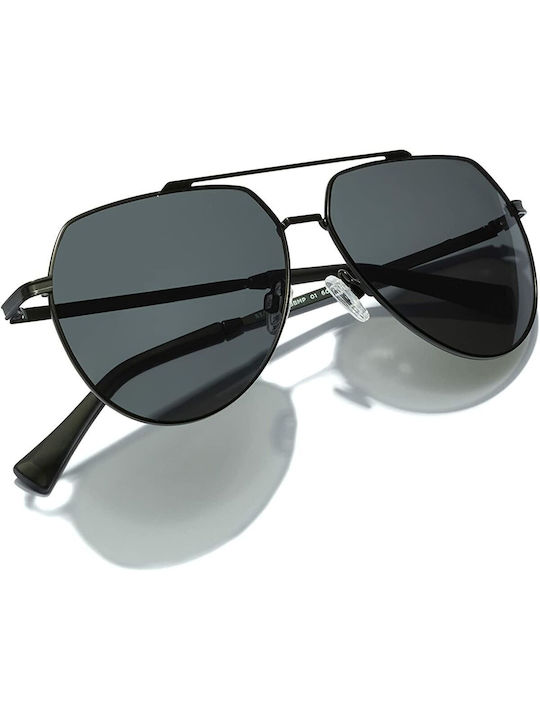 Hawkers Shadow Sonnenbrillen mit Schwarz Rahmen und Schwarz Polarisiert Linse HSHA20BBMP