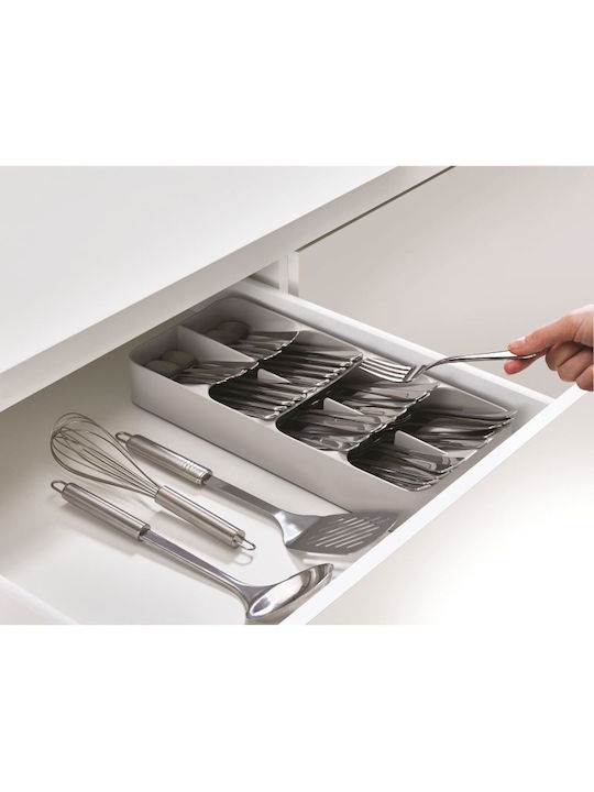Joseph Joseph Plastic Drawer Cutlery Tray 17.5x40x5.5cm Grey