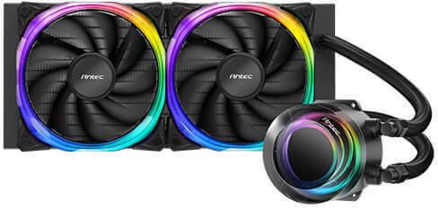 Antec Vortex 240 Υδρόψυξη AIO CPU με 2 Ανεμιστήρες 120mm και ARGB Φωτισμό