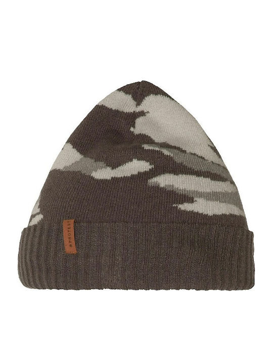 Beanie Unisex Beanie Knitted in Gray color