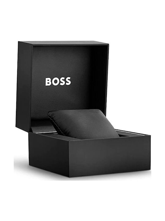 Boss Flawless Ρολόι Μπαταρίας με Μεταλλικό Μπρασελέ Boss Flawless Ρολόι Μπαταρίας με Μεταλλικό Μπρασελέ