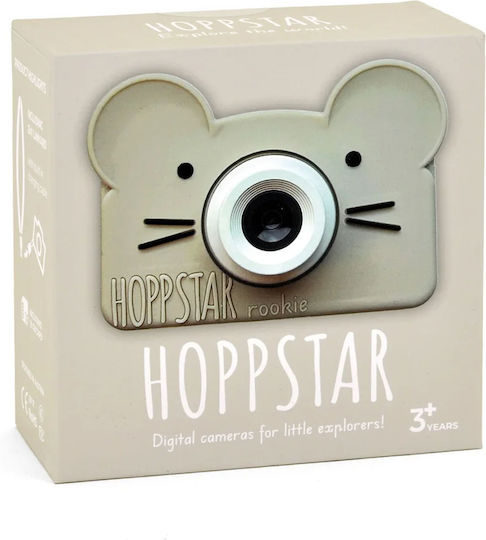 Hoppstar Rookie Compact Φωτογραφική Μηχανή 30MP Oat Γκρι
