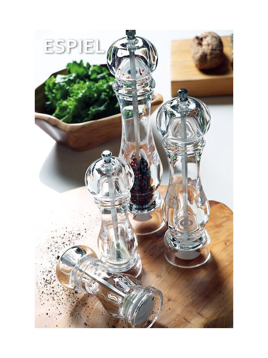 Espiel Manual Ceramic Pepper Mill Transparent