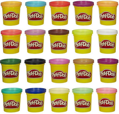 Hasbro Play-Doh Plasticine - Game Παιχνίδι for 3+ Years, 20pcs A7924