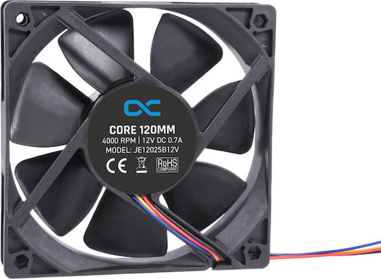 Alphacool Core Case Fan 120mm (4000rpm / 119.8cfm) Χωρίς Led Φωτισμό και Σύνδεση 4-Pin PWM