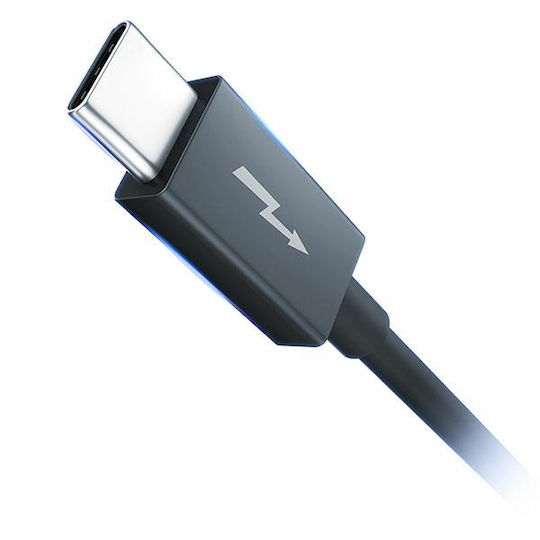 3MK Hyper Thunderbolt 3 Cable 240W Μαύρο 1m