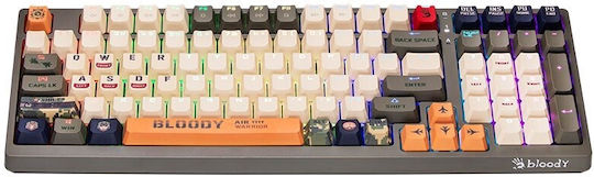 A4Tech Bloody S98 Gaming Mechanische Tastatur mit Benutzerdefiniertes Rot Schaltern und RGB-Beleuchtung (Englisch US) Aviator