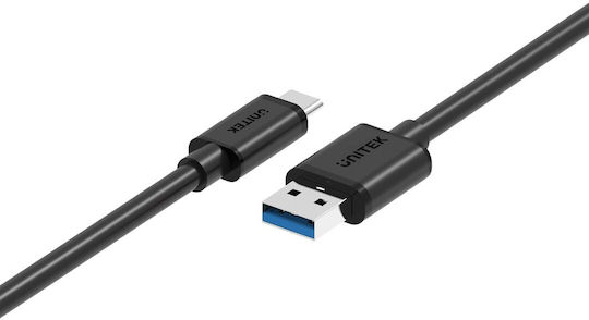 Unitek USB 3.0 Cable USB-C Male - USB-A Black 1m