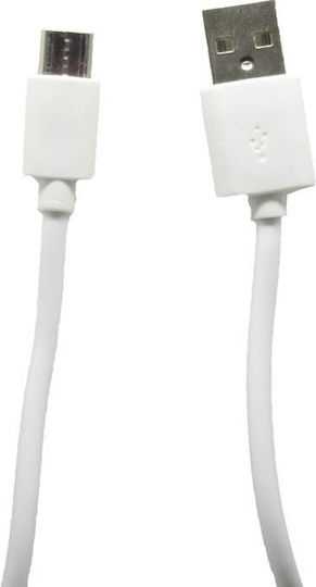 BWOO Cablu USB 2.0 USB-C Masculin - USB-A Alb 1m CAB-0019