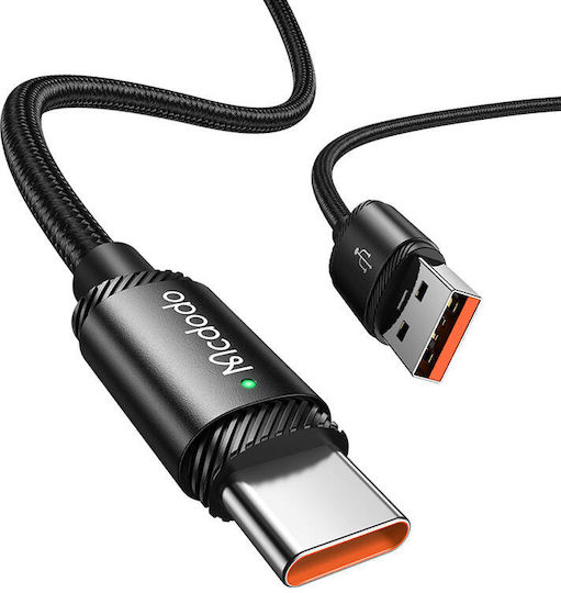 Mcdodo Geflochtenes USB 3.0 Kabel USB Typ-C männlich - USB-A 120W Schwarzes 1,5m CA-4730
