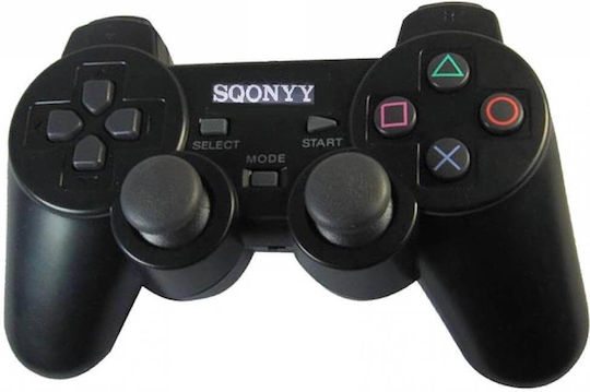 Ασύρματο Gamepad για PS3 / Xbox 360 / Android / PC Μαύρο