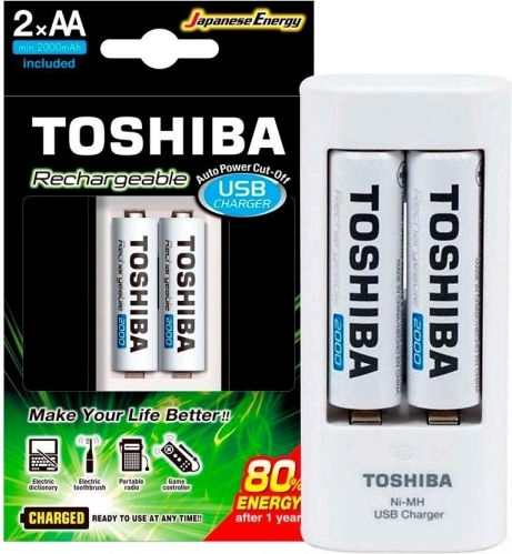 Toshiba TNH-6GME Baterii Reîncărcabile AA Ni-MH 2000mAh 2buc