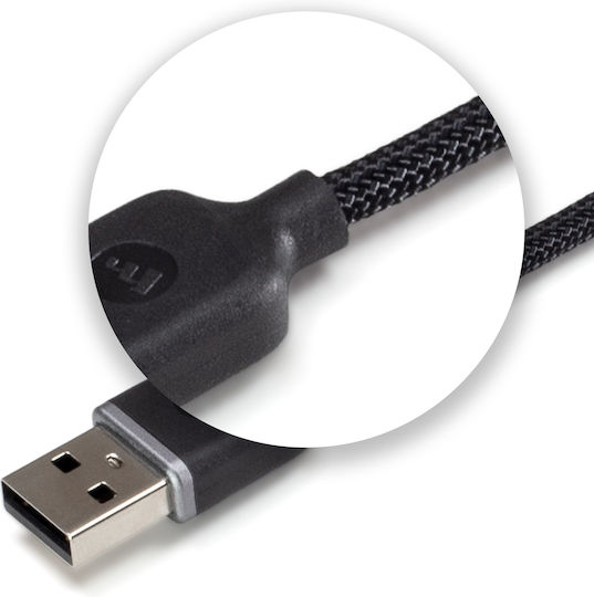 Mophie Charge Stream Geflochten USB-C zu Lightning Kabel 30W Weiß 1m (409912832)