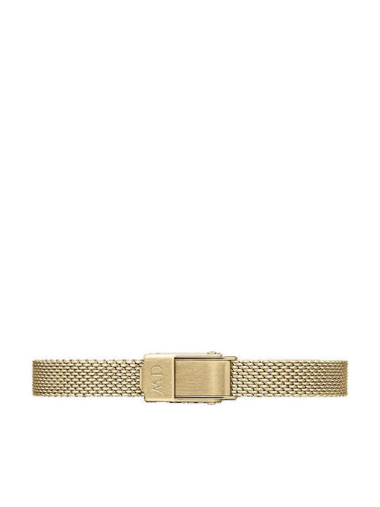 Daniel Wellington Quadro Women's Watch with Gold Metal Bracelet