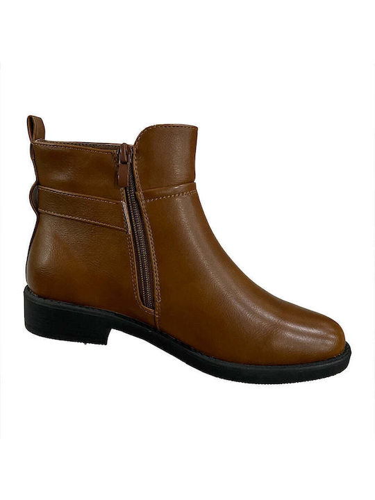 Damen Chelsea Stiefeletten Braun