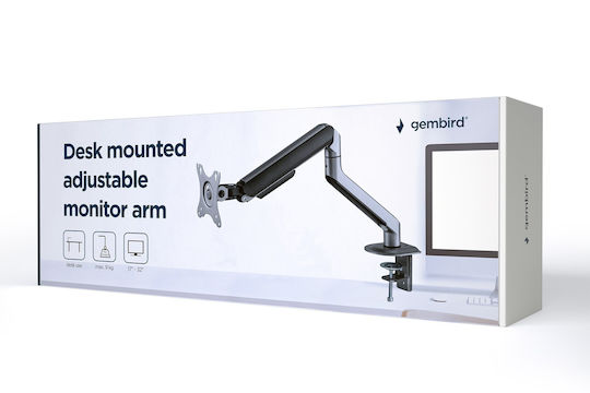 Gembird MA-DA1-05 Schreibtisch Ständer Bildschirm bis zu 32" mit Arm