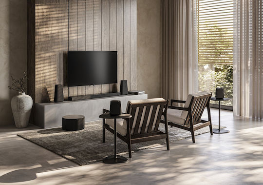 Loewe Σετ Ηχείων Home Cinema 5.1.2 Home Cinema Set 531 1160W Ενσωματωμένο WiFi Dolby Atmos Black με Ασύρματα Ηχεία