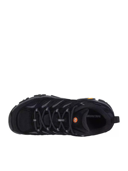 Merrell Moab 3 Ανδρικά Ορειβατικά Μποτάκια Αδιάβροχα με Μεμβράνη Gore-Tex Μαύρα