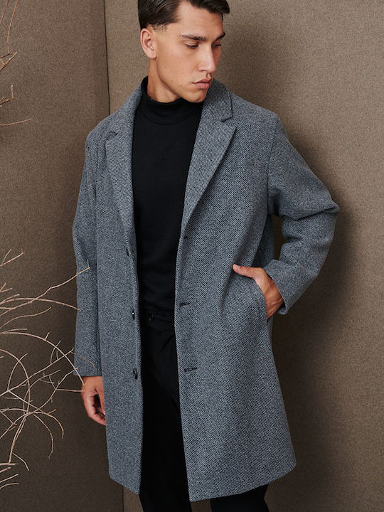 P/Coc Men's Coat Grey.