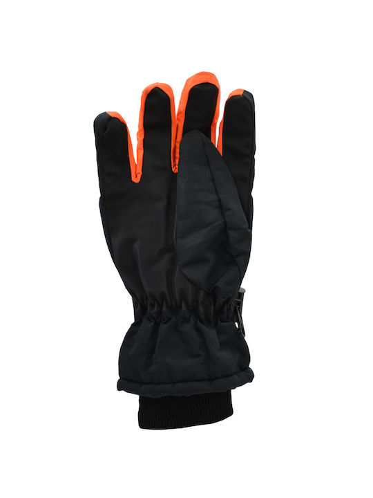 Brims and Trims Men's Ski & Snowboard Gloves Orange