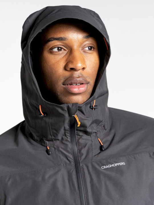 Craghoppers Men's Winter Jacket Waterproof BLACK